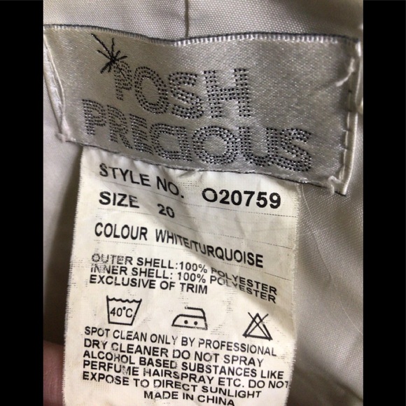 Posh Precious formal Prom gown Size 20 - Picture 8 of 10